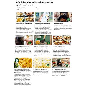 Philips HD9252/90 3000 Serisi Airfryer L Rapid Air 4.1 LT 1400 W