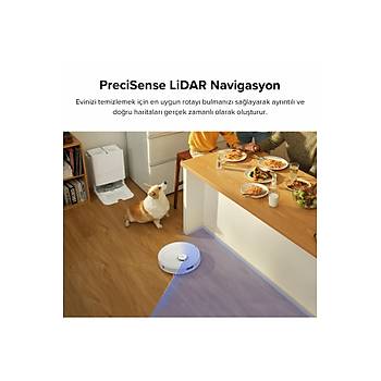 Roborock Qrevo Pro Ak�l� Robot S�p�rge Beyaz 2 YIL ROBOROCK TURKIYE GARANTILI