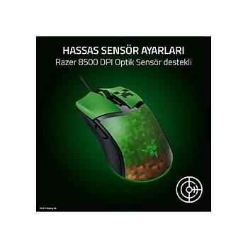 Razer Cobra Minecraft Edition RZ01-04650200-R3M1 RGB Optik Kablolu Oyuncu Mouse