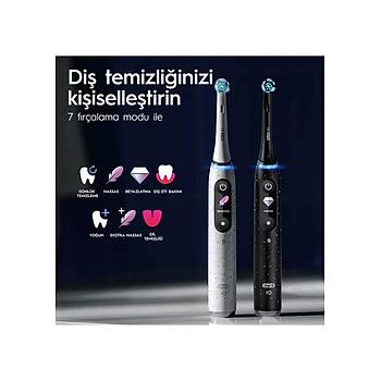 ORAL B iO 10 �arjl� Di� F�r�as� + Manyetik �arj + Seyahat Kab� Stardust Beyaz