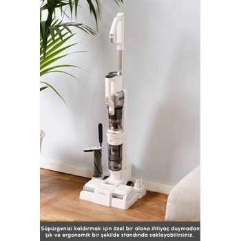 Karaca Aquaclean Pet 3In1 Kablosuz Islak&Kuru Dik S�p�rge, Paspas Ve El S�p�rgesi