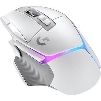 LOGITECHG G502 X PLUS KABLOSUZ HERO 25K SENSORLU RGB AYDINLATMALI OYUNCU MOUSE BEYAZ 910-006172
