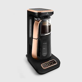 KARACA ROBOTEA PRO QUARTZ 4 IN 1 KONUSAN CAY MAKINESI BLACK COPPER