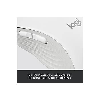 Logitech M650 Beyaz 910-006255 Optik Kablosuz Mouse