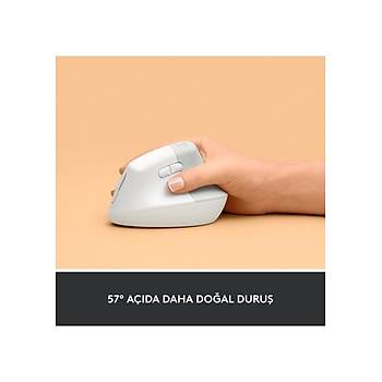 Logitech Lift BEYAZ 910-006475 Ergonomik Dikey Optik Kablosuz Mouse