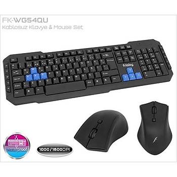 Frisby FK-WG54QU 2.4 Ghz Nano USB Kablosuz Multimedia Gamer Set