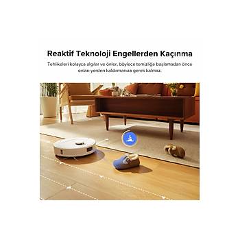 Roborock Qrevo Pro Ak�l� Robot S�p�rge Beyaz 2 YIL ROBOROCK TURKIYE GARANTILI