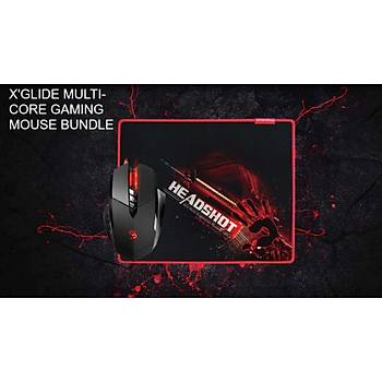 BLOODY V7M71 V7M 3200cpi Gamer Mouse + B-071 Oyuncu Mouse Pad