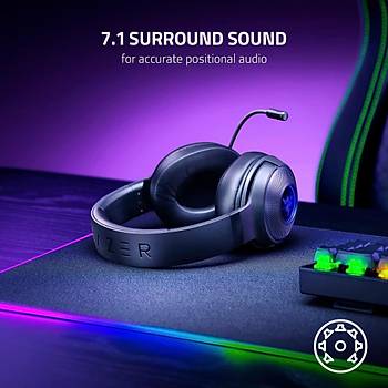 Razer Kraken V3 X USB RZ04-03750300-R3M1 Chroma RGB Kablolu Oyuncu Kulakl�k