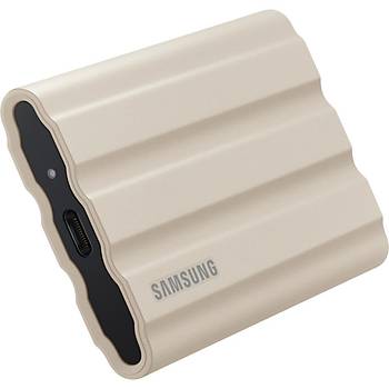 Samsung T7 Shield 2TB 1050MB/1000MB/s USB 3.2 Gen2 Taþýnabilir SSD Bej MU-PE2T0K/WW  (3 Yýl Samsung Türkiye Garantili)
