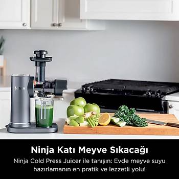 Ninja Cold Press Juicer JC151EU Kat� Meyve S�kaca��