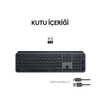 Logitech MX Keys S 920-011594 Ayd�nlatmal� Kablosuz �arjl� TR Klavye
