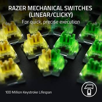 Razer BlackWidow V4 Pro US Layout RGB Green Switch Kablolu Mekanik Oyuncu Klavyesi RZ03-04680100-R3M1
