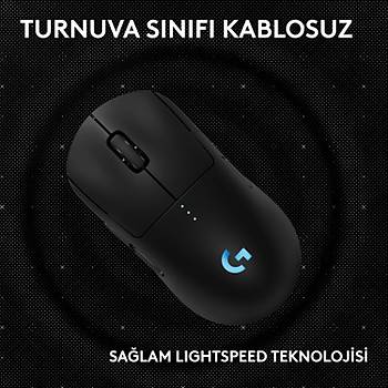 Logitech G Pro 2 Lightspeed Siyah 910-007296 44K Hero 2 Optik LIGHTSYNC RGB �arjl� 80gram Kablosuz Oyuncu Mouse