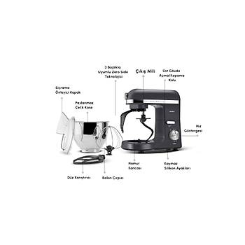 Karaca  Mastermaid Chef Pro �ift Kollu 1500 W Mutfak �efi Gri