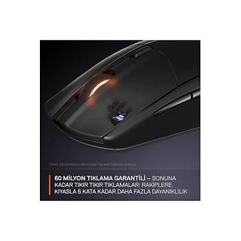 SteelSeries Rival 3 Gen 2 Siyah SSM62523 RGB Optik Kablosuz Oyuncu Mouse