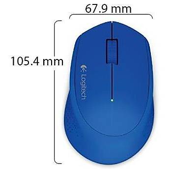 ????Logitech M280 Kablosuz Mavi Mouse 910-004290