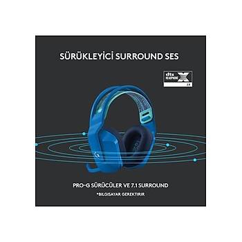 Logitech G733 Lightspeed Mavi 981-000943 RGB Kablosuz Oyuncu Kulakl�k