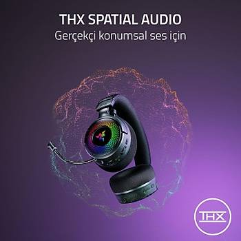 Razer Kraken V4 RZ04-05170100-R3M1 RGB USB Kablosuz Kulak Ustu Oyuncu Kulakligi