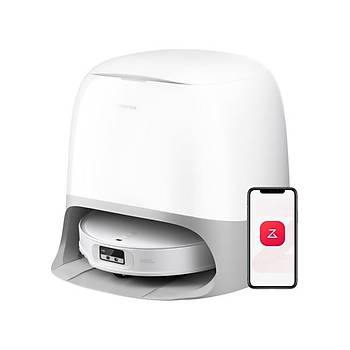 Roborock Qrevo Curvx Ak�l� Robot S�p�rge Beyaz 22.000 Pa HyperForce Emis Gucu