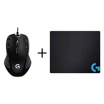 Logitech G300s Oyuncu Mouse+Mousepad+Sticker+Bardak Altl 910-004346