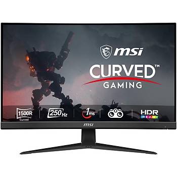 MSI 31.5 G32C4X 1920x1080 FHD CURVED 1500R VA PANEL 250HZ 1MS FREESYNC PREMIUM GAMING MONITOR