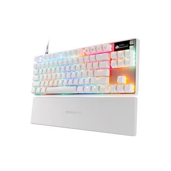 Steelseries Apex Pro TKL Gen3 Beyaz SSK64899 RGB OmniPoint 3.0 HiperManyetik Switch Kablolu Mekanik Oyuncu Klavyesi