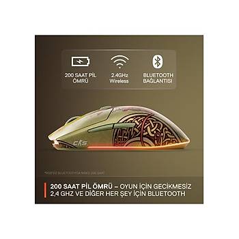 Steelseries CS2 Dragon Lore Edition SSM62614 �arjl� Optik Kablosuz Oyuncu Mouse