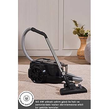 Karaca Vantuz Action Force X10 Elektrikli S�p�rge Siyah