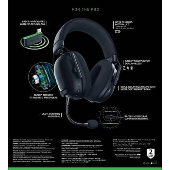 Razer BlackShark V2 Pro Xbox Siyah RZ04-04530300-R3M1 HyperSpeed Kablosuz E-Spor Oyuncu Kulakl�k