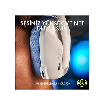 Logitech G435 Lightspeed Beyaz 981-001074 Kablosuz Oyuncu Kulakl�k