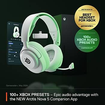 Steelseries Arctis Nova 5X Beyaz SSH61677 Kablosuz Oyuncu Kulakl�k