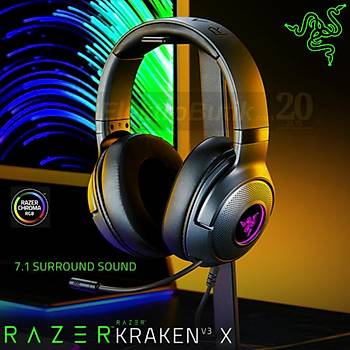 Razer Kraken V3 X USB RZ04-03750300-R3M1 Chroma RGB Kablolu Oyuncu Kulakl�k