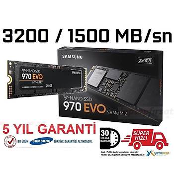 Samsung 250GB 970 Evo NVME M.2 SSD 3400/1500MB/S V7E250BW
