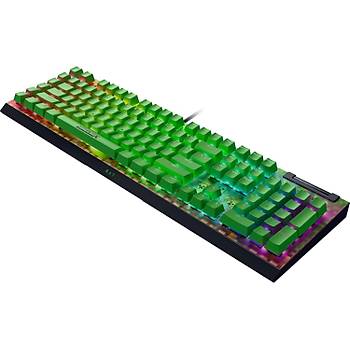 Razer BlackWidow V4 X Minecraft RZ03-04704100-R3M1 US Chroma RGB Green Switch Kablolu Mekanik Oyuncu Klavye