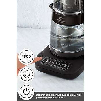 Karaca Robotea Pro Connect 4 In 1 Konu�an Cam �ay Makinesi Graphite