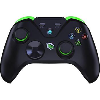 Pusat Clutch Titresim Geri Bildirimli Cift Mod Kablosuz Bluetooth ve 2.4 GHz Gamepad Siyah