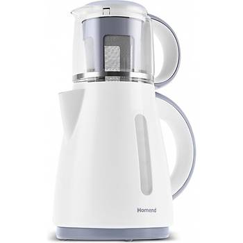 Homend Royaltea 1755H Cay Makinesi 1700W 1,7lt BPA Free Isitici 0,9 Lt. BPA Free Demlik