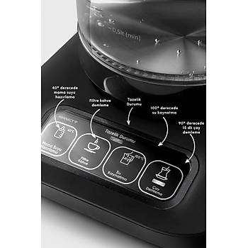 Karaca Robotea Pro Connect 4 In 1 Konu�an Cam �ay Makinesi Graphite