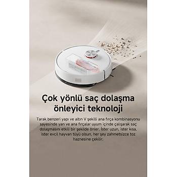 Xiaomi Robot Vacuum S40 Beyaz Ak�ll� Robot S�p�rge + Paspas -10000 Pa Emi� G�c� (Xiaomi Tr Garantili)
