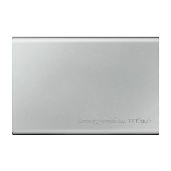 Samsung T7 Touch (Parmak Ýzi Þifreleme) 2TB USB 3.2 Gen 2 MU-PC2T0S/WW Taþýnabilir SSD Gümüþ (3 Yýl Samsung Türkiye Garantili)