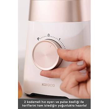 Karaca Multiblend Smoothie Blender Krem 1000W