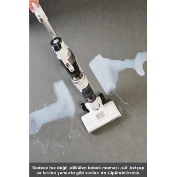 Karaca Aquaclean Pet 3In1 Kablosuz Islak&Kuru Dik S�p�rge, Paspas Ve El S�p�rgesi