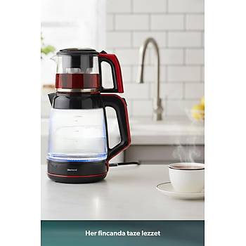 Homend Infinity XL 1764H 1900 WATT Cam �ay Makinesi Antrasit Siyah