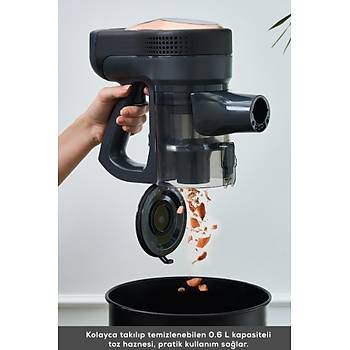 Karaca Vantuz Power Up Pro Dikey S�p�rge Black Copper