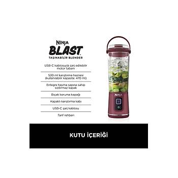 Ninja Blast BC151EUCR Cranberry K�rm�z� �arjl� Smoothie Blender