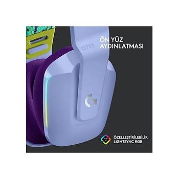 Logitech G G733 LIGHTSPEED RGB Kablosuz 7.1 Surround Ses Oyuncu Kulakl - Lila 981-000890