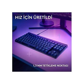 Logitech G515 Tkl 920-012872 Kablolu Dk Profilli Rgb Aydnlatmal Ingilizce Oyun Klavyesi, Siyah