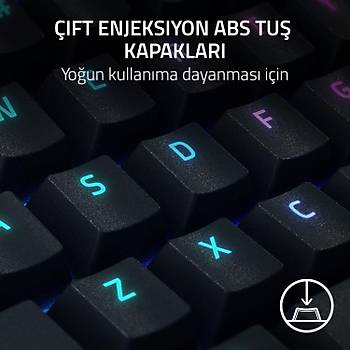 Razer Blackwidow V4 RZ03-04691200-R3L1 Chroma RGB Green Switch Kablolu Mekanik Oyuncu Klavye