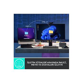 Logitech MX Master 3S Performans 8000 DPI Optik Sensrl Sessiz Kablosuz Mouse - Siyah 910-006559